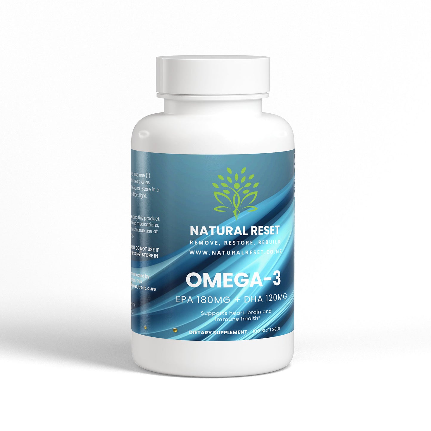 Omega-3 EPA 180mg + DHA 120mg 60 Capsules