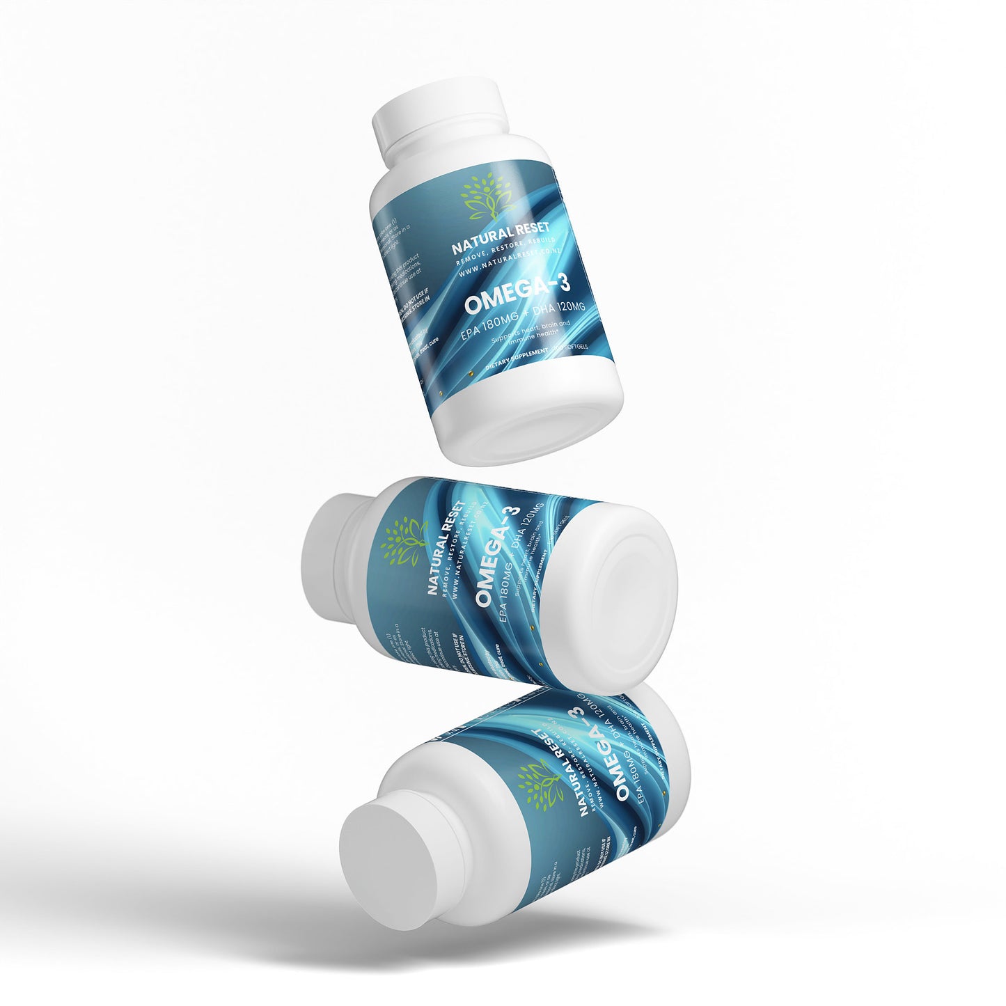 Omega-3 EPA 180mg + DHA 120mg 60 Capsules