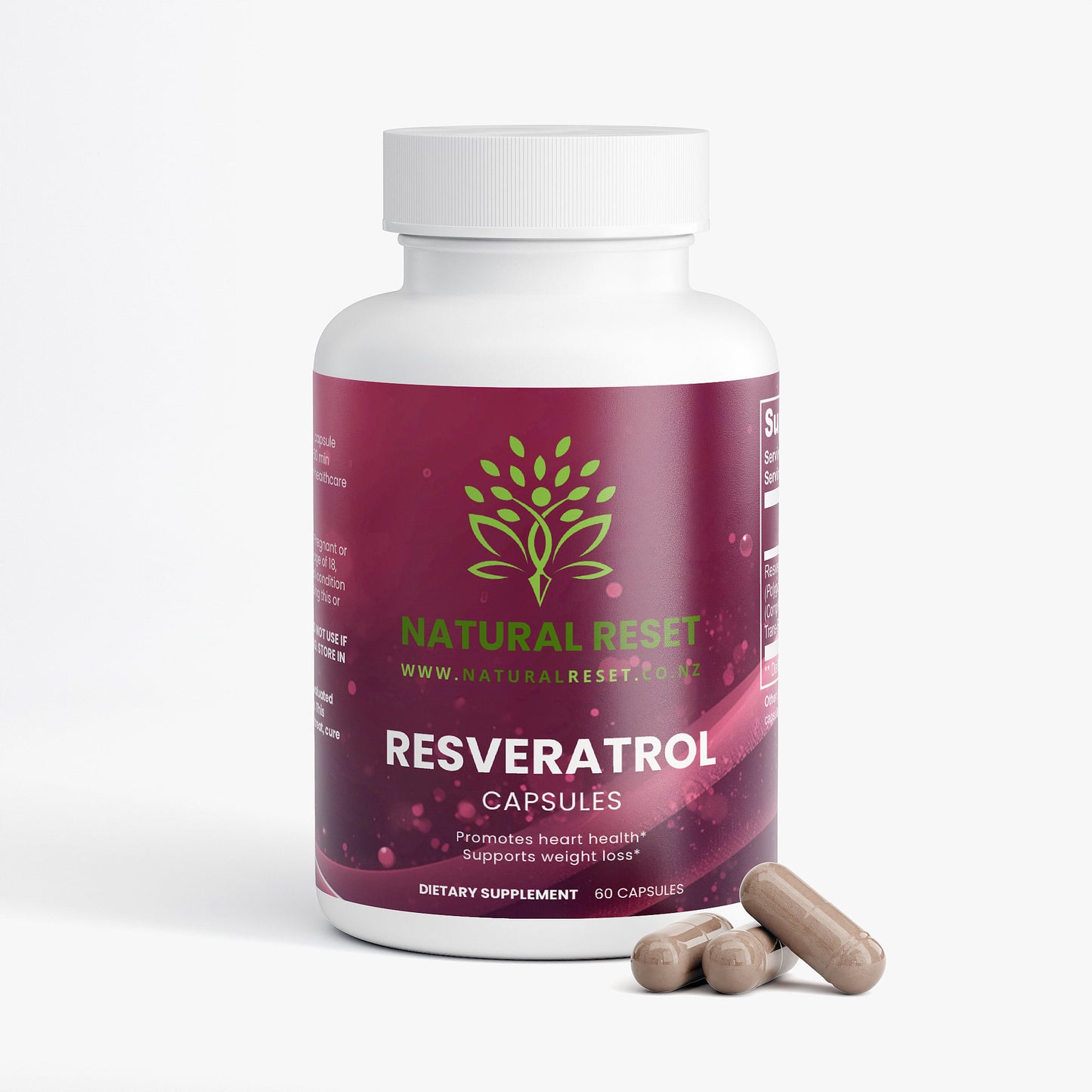 Resveratrol 50% 600mg 60 Capsules