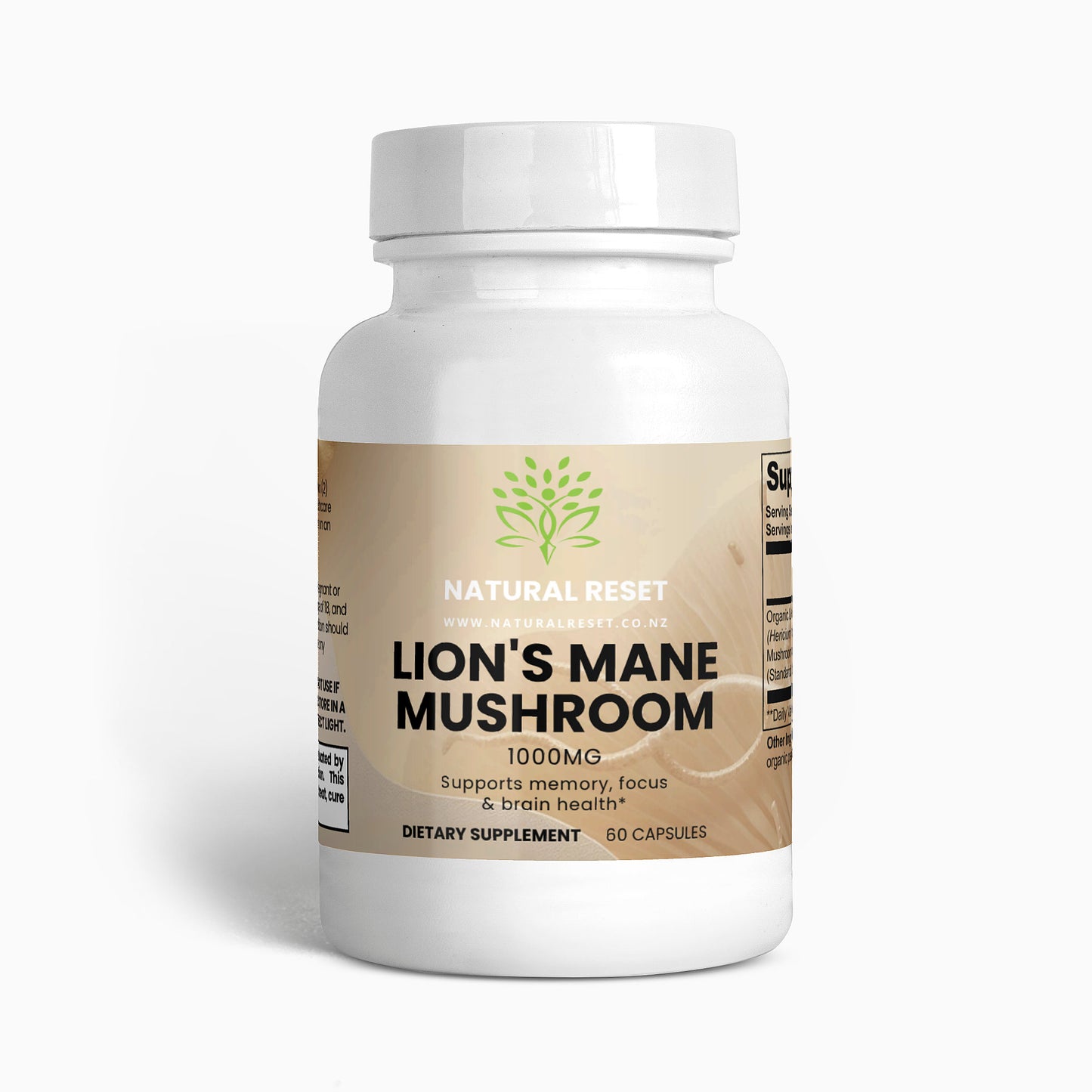 Lion's Mane Mushroom 60 Capsules