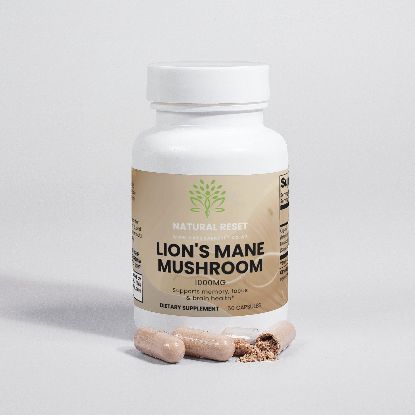 Lion's Mane Mushroom 60 Capsules
