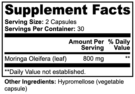 Moringa Pure 60 Capsules